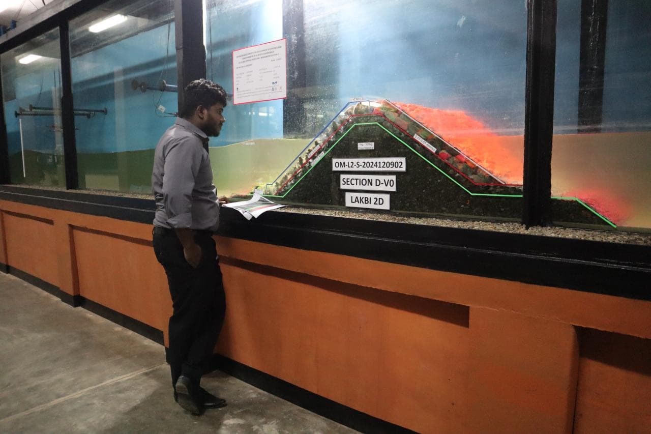 2D Physical Modelling of Breakwaters – Lakbi, Hadbin & Haramel Fishery Harbours, Oman