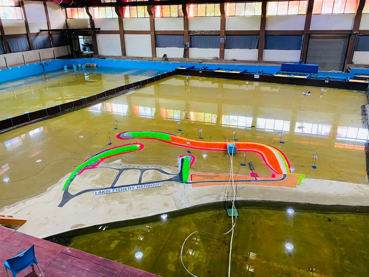 3D Physical Modelling of Breakwaters – Lakbi Fishery Harbour & Hadbin Fish Landing Center, Oman