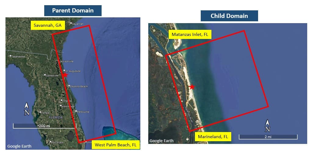 Florida Barrier Island Hydro-Morphodynamic Modeling